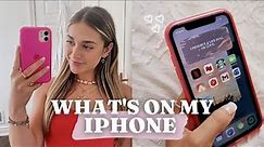 what's on my iphone | simple organization & fave widgets !!