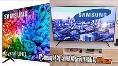 Samsung 70" 4k Crystal UHD, Smart TV, HDR10+, UE70TU7105 70" 2020-21