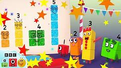 🎨 Painting Party with the Numberblocks! 🖌️ | Stampolines and Learn to Count | Learningblocks