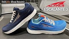 Footpro review the ALTRA Escalante 3. A versatile shoe for road running, walking and cross training.