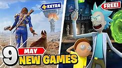 9 New Games May (3 FREE GAMES)