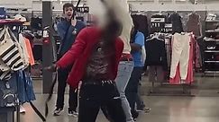 Walmart Shopper Intervenes in Dramatic Way to Knock Over Knife-Wielding Suspect