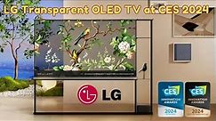 LG's Transparent OLED TV at CES 2024