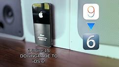 How To DOWNGRADE iPhone 4S from iOS 9 to iOS 6 in 2024!