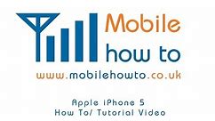 How To Control Volume/Mute - Apple iPhone 5