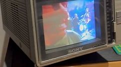Vintage Sony Trinitron KV-6000BE TV/Monitor with Original Case First Test