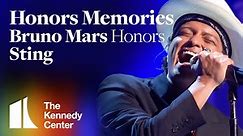 Bruno Mars Honors Sting | 2014 Kennedy Center Honors