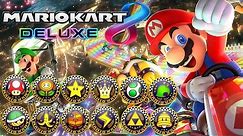 Mario Kart 8 Deluxe - All Tracks 200cc (Full Race Gameplay)