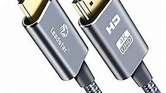 HDMI Cable 4K 15 ft, High Speed HDMI 2.0 Cord Braided | 4K @ 60Hz, Ultra HD, 4K 2160p 1080p, ARC, 3D, HDCP 2.2 & CL3 Rated | for Laptop, Monitor, PS4, PS5, Xbox One, Fire TV - Grey
