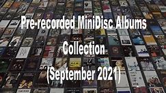 MiniDisc (MD) Pre-recorded Albums Collection | September 2021
