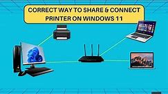 How to Share Printer On Network & Connect Other Computers
