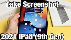 2021 iPad (9th Gen): How to Take Screenshot