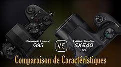 Panasonic Lumix G95 vs. Canon PowerShot SX540 HS: Une Comparaison de Caractéristiques