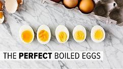 PERFECT BOILED EGGS (EVERY TIME) | hard boiled eggs + soft boiled eggs