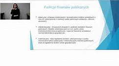Wykład Finanse publiczne cz.1