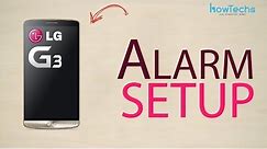 LG G3 - How to setup alarm