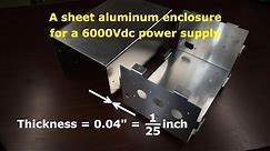 Build a sheet aluminum enclosure