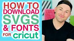 Download and Install SVG's or Fonts on Your Computer or iPad for Cricut Design Space