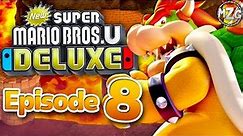 New Super Mario Bros. U Deluxe Gameplay Walkthrough - Episode 8 - Peach's Castle 100%! The End!
