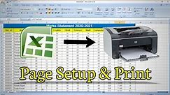 How to Print in Excel | Print Page Setup in Excel