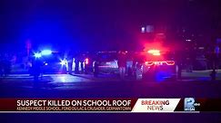 DOJ: Suspect shot and killed on roof of Germantown school