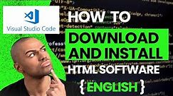 How to Download and Install HTML Software on Your Laptop | gateway solutions #vscode #webdesign