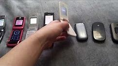 Flip Phone Collection (as of 10 March 2020)