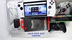 New ASUS ROG Ally 7" 120Hz FHD 1080p Gaming Handheld | Unboxing