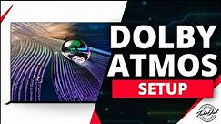 Sony A90J OLED TV eARC & Dolby Atmos Setup A80J, X90J, X95J | ARC/eARC Tutorial & How To