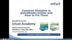 Common Mistakes in QuickBooks Online (QBO) and How to Fix Them