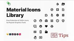 How to use google material icons in website