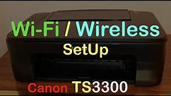 Canon TS3300 Wi-Fi SetUp Review.