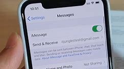 iPhone 11 Pro: How to Turn iMessages On / Off