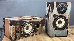 Restoration Old Forgotten Sony Speakers // Restore Sony Speaker Vitality - You Love Music