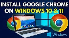 How to download & install Google Chrome on Laptop - PC Windows