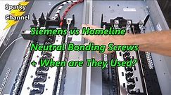 Siemens vs Homeline: Neutral Bonding Screws + When are They Used?