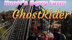 GhostRider Best On-Ride POV Insane Wooden Roller Coaster? Knott's Berry Farm