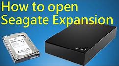 How to open Seagate Expansion External Hard Drive