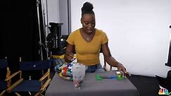 Simone Manuel Explains Swim Relays With Legos