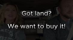 Got land for sale? We'll buy it!