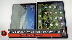 2017 Surface Pro vs. 2017 iPad Pro 12.9