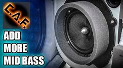 How to Add Mid Bass - Build Custom Speaker Adapters CarAudioFabrication