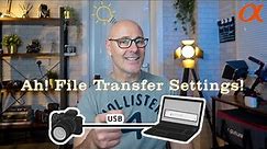 How To: Transfer Files from your Sony Camera to your Computer PC or Mac