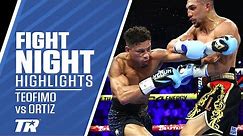 Teofimo Lopez vs Jamaine Ortiz | FIGHT HIGHLIGHTS