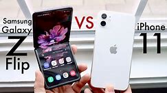 Samsung Galaxy Z Flip Vs iPhone 11! (Comparison) (Review)