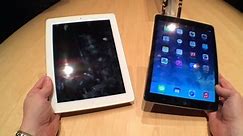 iPad Air: prise en main vs iPad 4