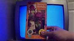 Opening to Barney’s birthday 1992 VHS