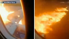 Warning, graphic video: Terrifying footage inside deadly Moscow plane crash landing