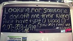 Message on car’s window brings potential kidney donor to South Portland woman