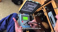 How to Check a TV Socket Using a Professional Digital TV Meter